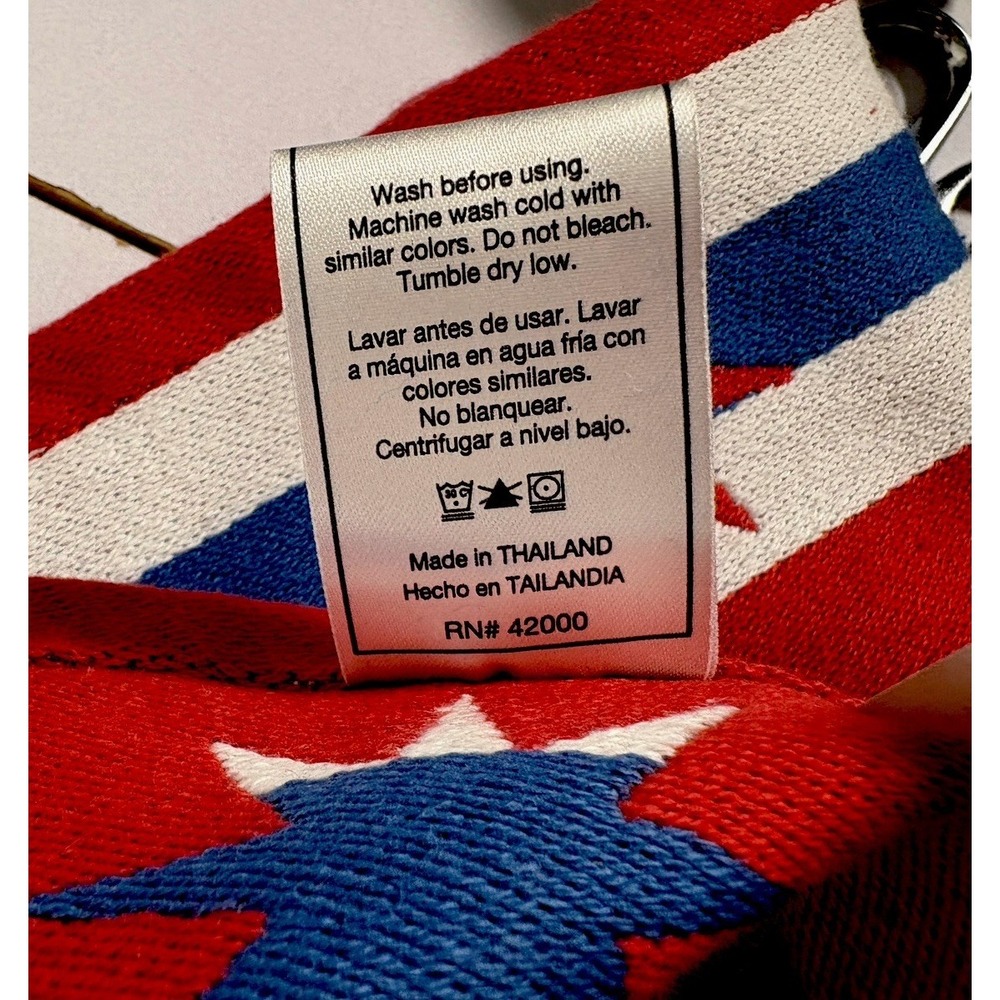 Vtg Kmart Beach Towel Stars & Fireworks American Patriotic 100% Cotton Pool Gear - Picture 7 of 10
